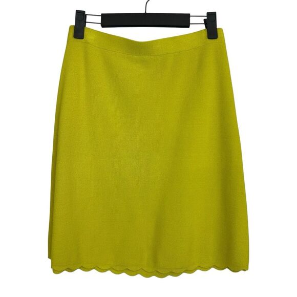 Theory Romilla Chartreuse Skirt Sample Size Small - Picture 1 of 7